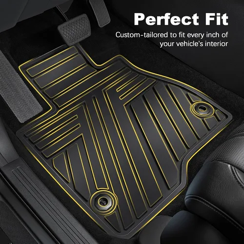Miniatura 3 de Alfombrillas para Honda Civic Sedan 2006, 2007, 2008, 2009, 2010, 2011, protección para todo tipo de clima, resistentes y antideslizantes