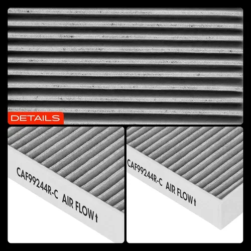 Miniatura 8 de A-Premium Filtro de aire de cabina de 2 piezas con carbón activado compatible con BMW 530i, 530i xDrive, X5, X6, X7, 530e, 540i, 540i xDrive, 740i