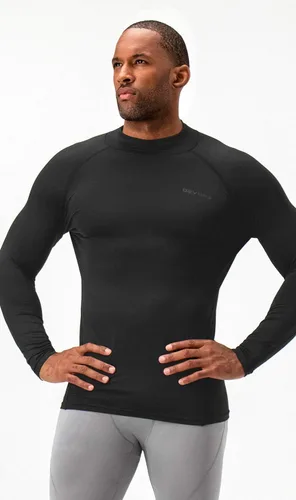 Miniatura 2 de DEVOPS 2 Pack Men's Thermal Turtle Mock Neck Shirts, Compression Long Sleeve Tops and Hoodies