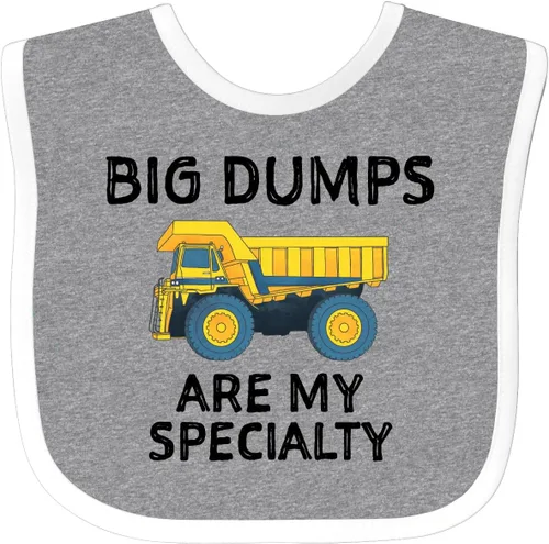 Miniatura 5 de inktastic Big Dumps Are My Specialty - Divertido y lindo babero para bebé