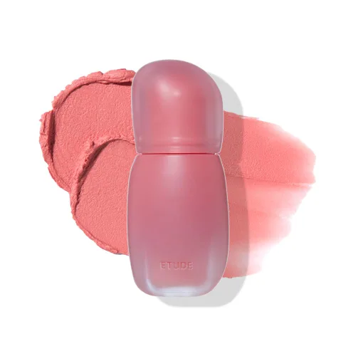 Miniatura 12 de Labial líquido pigmentado Etude, color #01 rosa análogo (4g), de larga duración, resistente al agua, con un ligero acabado mate, cobertura total