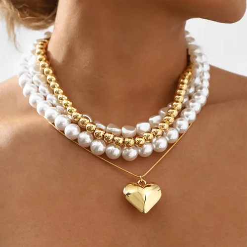 Miniatura 94 de Long tiantian Collares en capas para mujer, joyería occidental para mujer, collar de moneda apilable, collar de país, moderno, bohemio, verano
