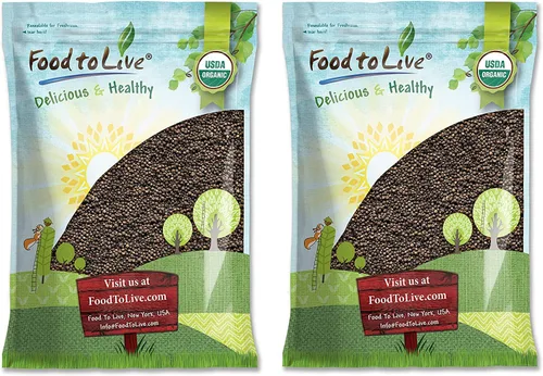 Miniatura 4 de Food to Live - Pimienta negra entera, granos de pimienta seca de 1 libra, Kosher, vegano, especias a granel. Sabor fuerte y picante. Rico