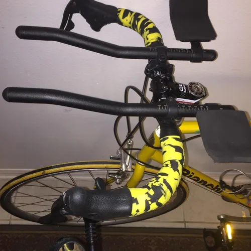 Miniatura 6 de TOPCABIN Comfort GEL - Cinta de manillar EVA para bicicleta de carretera, cinta de camuflaje serie cinta con tapones de barra reflectantes Camuflaje