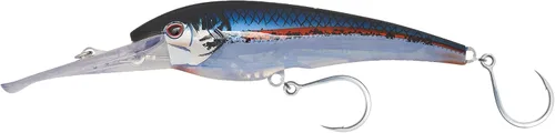 Miniatura 57 de Nomad Design DTX Minnow con sistema patentado Autotune - Acción de natación de pez cebo envejecido, BKK Diablo Caballa Rosa Caliente