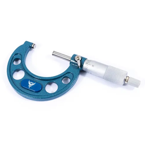 Miniatura 10 de PEC Tools Micrómetro exterior de 0-1", herramienta de medición de precisión de grado industrial, acero endurecido, micrómetro de alta precisión