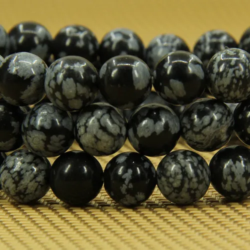 Miniatura 22 de Amandastone Pulsera elástica de cuentas redondas de 0.315 in con piedras preciosas naturales de 7 pulgadas