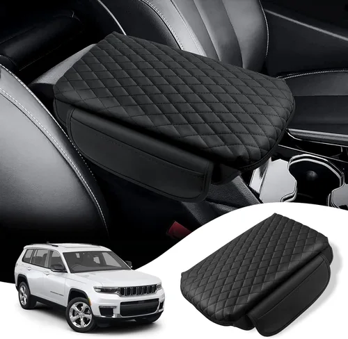 Miniatura 36 de Ajuste Personalizado para Funda de Consola Central 2015-2020 Ford F150, 2017-2022 F250 F350 F450, 2018-2024 Ford Expedition Protector de Brazo