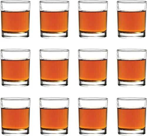 Miniatura 6 de Vikko Vasos de chupito de 1.5 onzas, juego de 12 vasos pequeños de licor y alcohol, vasos de barra de tequila duraderos para bebidas alcohólicas