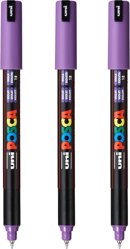Miniatura 13 de Posca PC-1MR - Marcadores de pintura a base de agua, punta extra fina (0,7 mm), color albaricoque, paquete de 3