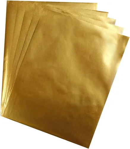 Miniatura 11 de Hygloss Papel de aluminio metálico para artes y manualidades, actividades de aula y artistas, decoración de fiestas o vacaciones, 8.5 x 11 pulgadas