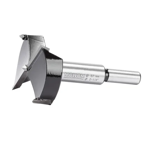 Miniatura 35 de Mollom Broca Forstner de 1/4" (6.3 mm) para carpintería precisa con un grosor de carburo YG8 duradero de 0.063 in, esta herramienta de corte