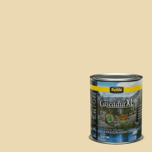 Miniatura 174 de Rodda Paint CASCADIA XL - Pintura satinada e imprimación para exteriores en uno, cuarto de galón, Aimee
