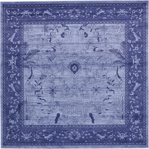 Miniatura 10 de Unique Loom La Jolla Collection - Alfombra de granja, contemporánea, botánica, tradicional, vintage