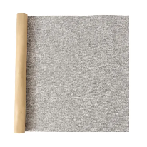 Miniatura 13 de SANSAM Parche autoadhesivo de tela de reparación de lino, rollo de 17.2 x 60 pulgadas, cinta de reparación de tela para sofás, sofá, ropa, álbumes