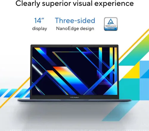 Miniatura 3 de ASUS Vivobook - Laptop FHD de 14 pulgadas para estudiantes y escuelas en casa, Intel Core 5 120U, 8 GB de RAM 256 GB SSD, teclado numérico, Office
