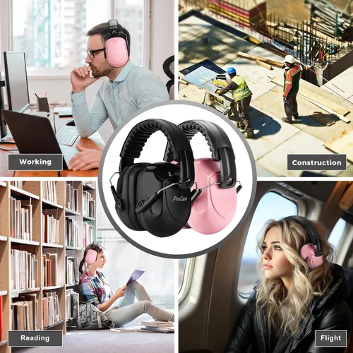 Miniatura 49 de ProCase NRR 28dB Noise Reduction Ear Muffs, Foldable Adjustable Noise Cancelling Headphones
