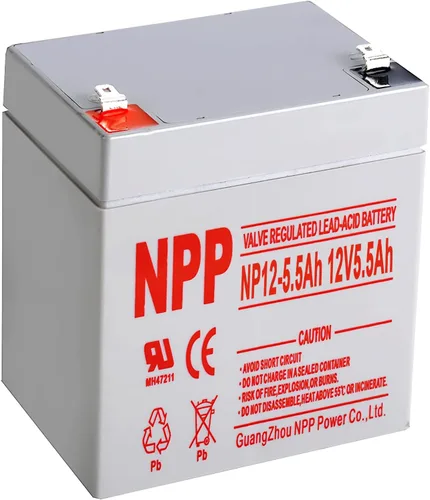 Miniatura 5 de NPP NP12-4Ah (F1) 12V 4Ah SLA Batería de alarma recargable con terminal F1 para panel de seguridad DSC, Power Patrol para SLA1056, Vista 20P ADT