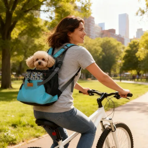 Cinf Transportador para perros extra pequeño ajustable en la parte delantera y trasera, mochila de viaje para razas de taza de té de 2 a 4 libras