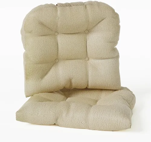 Miniatura 67 de Klear Vu Gripper Overstuffed - Cojines universales antideslizantes para silla de comedor para decoración de cocina o uso de oficina, almohadilla