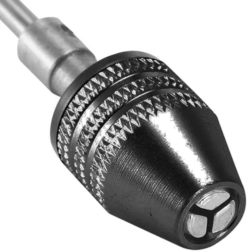 Miniatura 7 de Mesee 2 unidades de mini taladro de mandíbula sin llave, adaptador de portabrocas de cambio rápido, mini herramienta de conversión de pinza