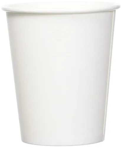 Miniatura 8 de Amazon Basics Tazas de café desechables, 10 onzas, papel, 1000 unidades (paquete de 1), color blanco