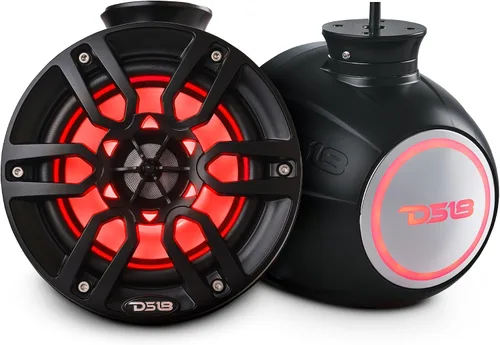 Miniatura 12 de DS18 CF-PS6 - Altavoces de torre Wakeboard de 2 vías con luces RGB integradas - 300 MAX - Perfecto para motos acuáticas, ideal para ATV, UTV, Jeep