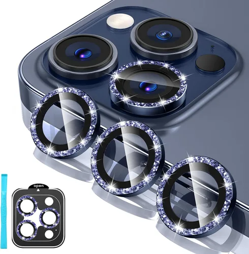 Miniatura 10 de Tensea Protector de lente de cámara Compatible para iPhone 17 Pro Max/17 Pro/15 Pro Max/15 Pro/16 Pro Max/16 Pro/14 Pro Max/14 Pro, Cubierta