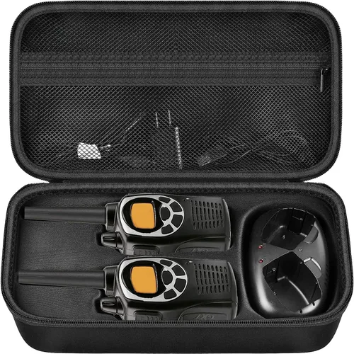 Miniatura 8 de ANKHOH Funda Holster para Radio Compatible con GXT1000VP4 Radio Bidireccional GMRS de 50 Canales, Estuche para Walkie Talkie de Largo Alcance
