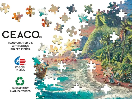 Miniatura 5 de Ceaco - Thomas Kinkade Disney Dreams - Moana - Rompecabezas de 1000 piezas