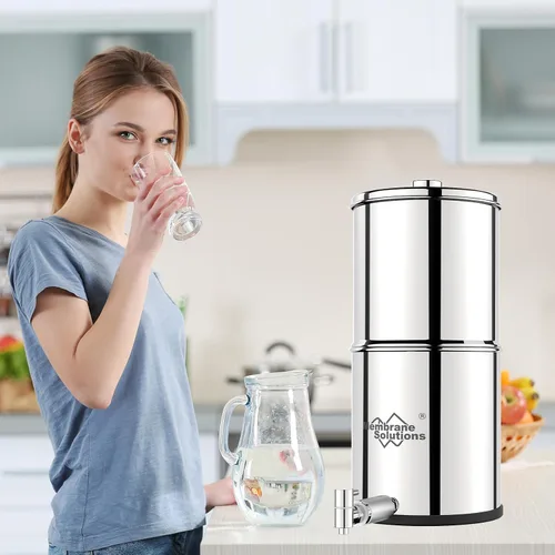 Miniatura 7 de Membrane Solutions Elementos filtrantes de reemplazo del sistema de filtración de agua por gravedad de encimera UV - 6 paquetes (U3P)