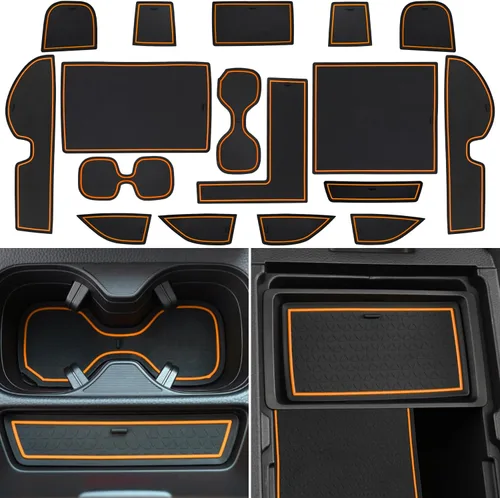 Miniatura 7 de Forro de consola central para accesorios Honda CRV 2023 2024 2025 2026, para alfombrilla de portavasos CR-V, almohadilla de ranura de puerta, borde