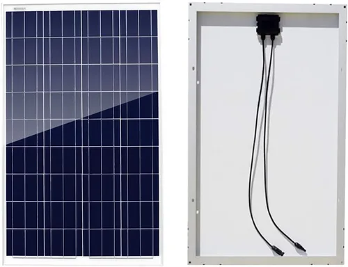 Miniatura 2 de Sistema de energía solar eólica de 600 vatios (kit de sistema híbrido): 1 generador de viento de 12 V/24 V 400 W + 2 paneles solares policristalinos