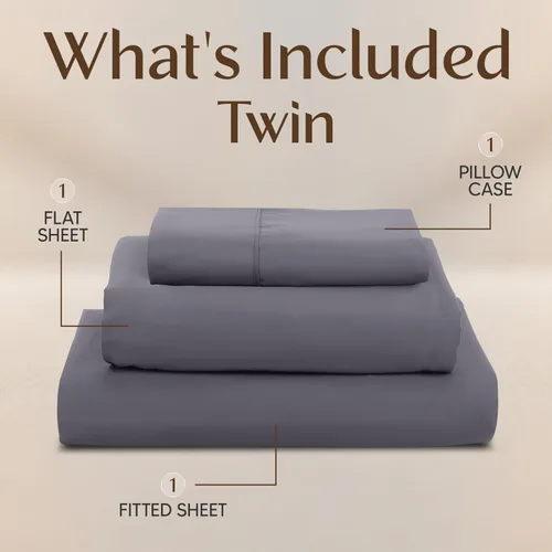 Miniatura 239 de Utopia Bedding Juego de sábanas Queen – Sábanas de 4 piezas para cama tamaño Queen, microfibra suave y transpirable, incluye 1 sábana bajera, 1 Gris