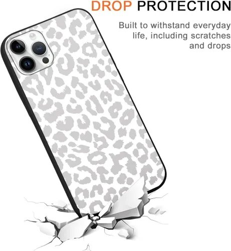 Miniatura 5 de Paquete de 2 Fundas de Teléfono con Bonito Estampado de Guepardo para Apple iPhone 13 Pro de 6.1 Pulgadas, Fundas de Diseño de Patrón de Leopardo