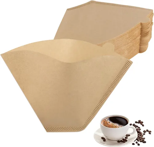 200 filtros de café de cono #4 para cafetera Ninja Dual Brew, filtros desechables de 8 a 12 tazas, filtros de papel de café marrón natural sin