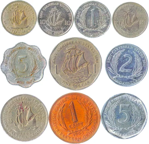 Miniatura 42 de Malta 10 Monedas Mixtas Moneda Maltesa Mils Céntimos Desde 1972
