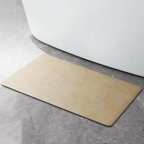 Stiio Alfombrillas de baño para el baño, superabsorbentes de secado rápido, alfombras de goma antideslizantes delgadas para el baño que pasan debajo