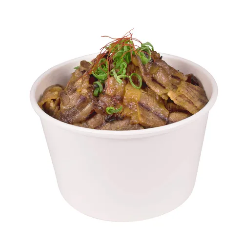 Miniatura 5 de Karat Tazones de sopa de papel para alimentos calientes y fríos, ideales para sopa, fideos, pasta y aperitivos, color blanco (C-KDP28W)