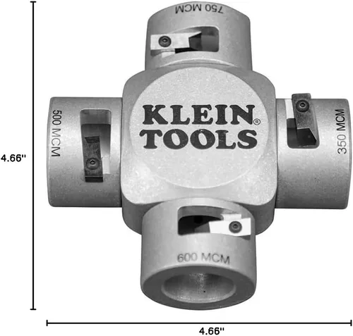 Miniatura 9 de Klein Tools 21050 Pelador de cable grande (750-350 MCM)