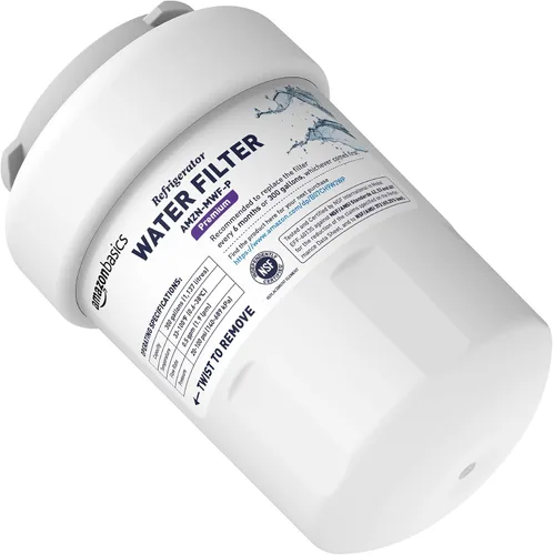 Miniatura 2 de Amazon Basics Cartucho de filtro de agua de repuesto compatible con refrigerador GE MWF, paquete de 1, filtración premium