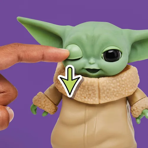 Miniatura 5 de STAR WARS Mixin' Moods Grogu, más de 20 expresiones posables, juguete Grogu de 5 pulgadas de alto, más de 4 años