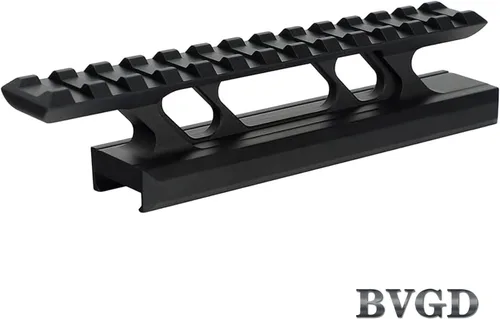 Miniatura 2 de Picatinny Riser Mount 1 pulgada de alto perfil de montaje de alcance base elevadora Weaver Picatinny Rail hacia adelante que se extiende