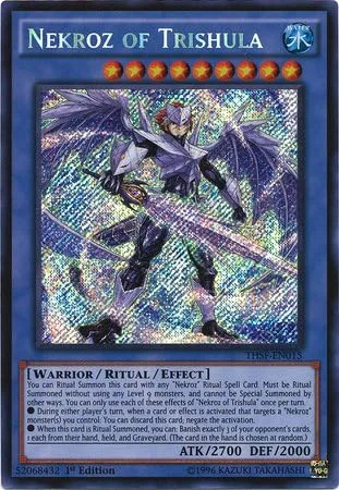 YU-GI-OH! - Nekroz de Trishula (THSF-EN015) - Las Fuerzas Secretas - 1ª Edición - Secret Rare