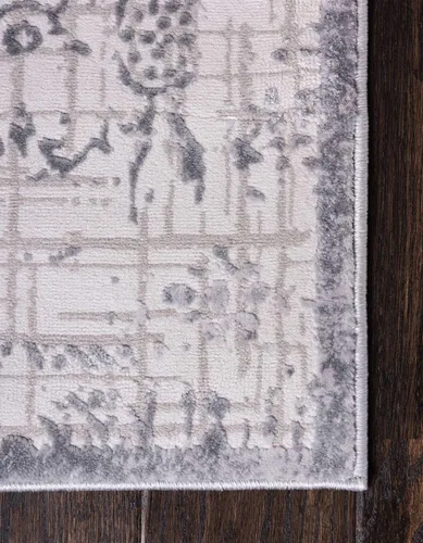 Miniatura 8 de Unique Loom Aberdeen Collection - Alfombra de área Stanhope (2' 7" x 6' 1" camino, gris/beige)