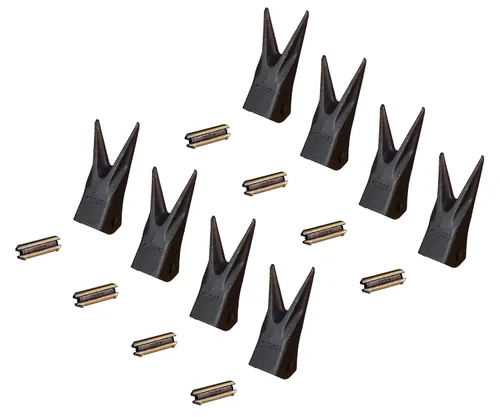 Miniatura 11 de Retroexcavadora/excavadora Twin Tiger Rock Dientes de cucharón con pasadores - 230WTL, 23WTL, 230PN (15)