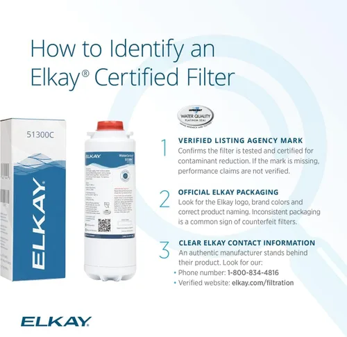 Miniatura 3 de Elkay WaterSentry 51300C - Filtro con certificación NSF/ANSI de microplásticos (3 unidades)