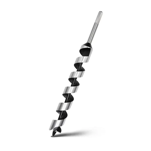 Miniatura 26 de Broca helicoidal de 0.94 x 11.8 pulgadas para madera, broca helicoidal con vástago hexagonal para madera blanda, madera dura, plástico