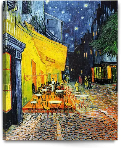 Miniatura 58 de Serie de pinturas de Vincent Van Gogh (favoritos). Reproducción de arte clásico de Van Gogh, impreso en lienzo Noche estrellada