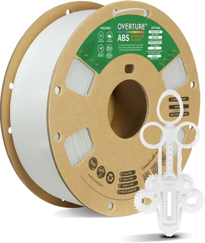 Miniatura 20 de OVERTURE Filamento ABS 1.75mm, filamento para impresora 3D de alta resistencia y resistente al calor, baja deformación, excelente durabilidad, ABS